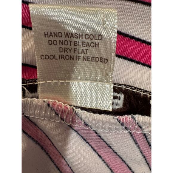 Vintage Y2K Arden B One Shoulder Printed Mini Dress Small - Picture 7 of 7